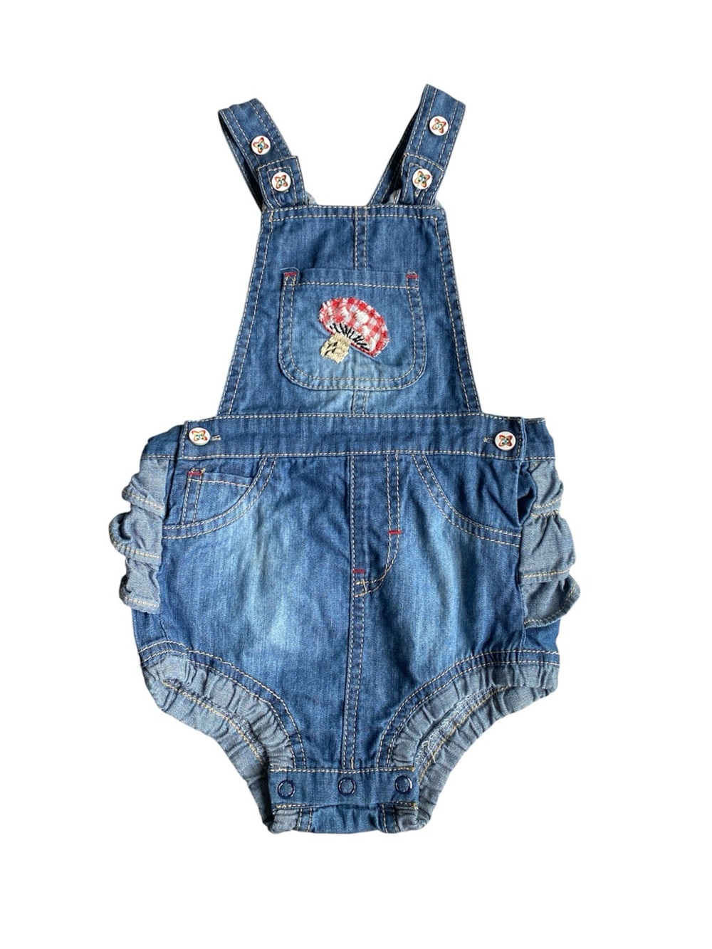 Baby Denim Overalls Romper- Etsy